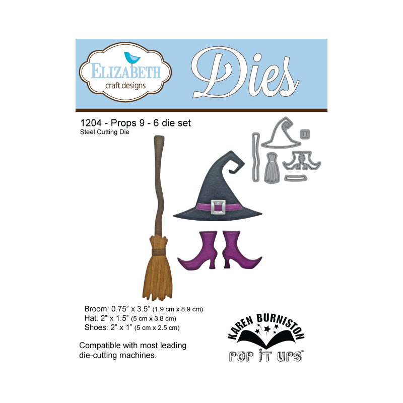Elizabeth Craft Designs - Halloween Props 9 Die Set