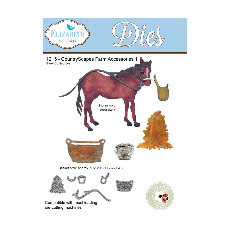 Elizabeth Craft Designs – CountryScapes Farm Accessories 1 Die Set