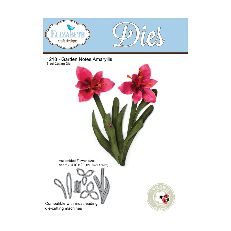 Elizabeth Craft Designs - Garden Notes Amaryllis Steel Die