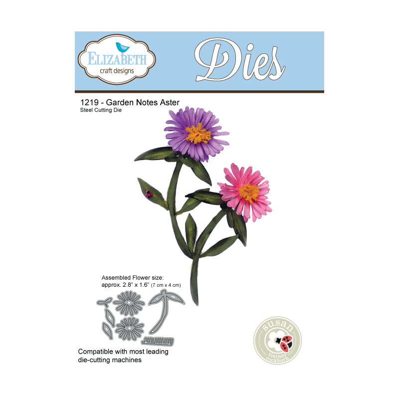 Elizabeth Craft Designs – Garden Notes Aster Die Set