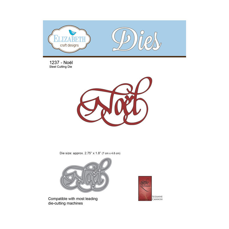 Elizabeth Craft Designs - A Way With Words: Noel Die