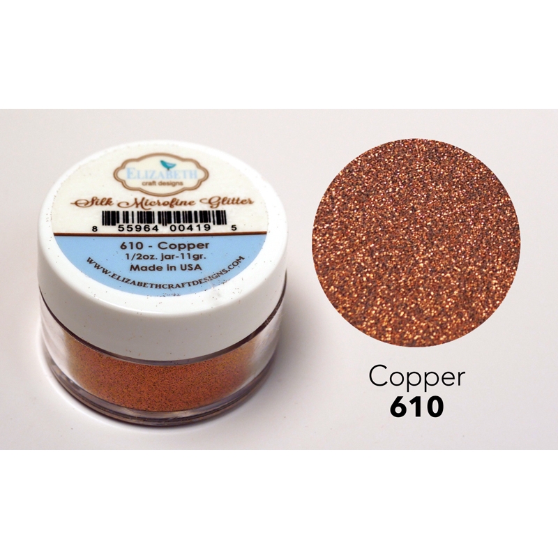 Elizabeth Craft Designs – Copper Silk Microfine Glitter 