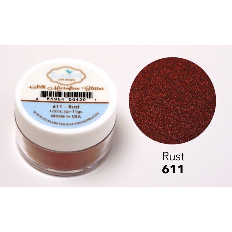 Elizabeth Craft Designs - Rust Silk Microfine Glitter