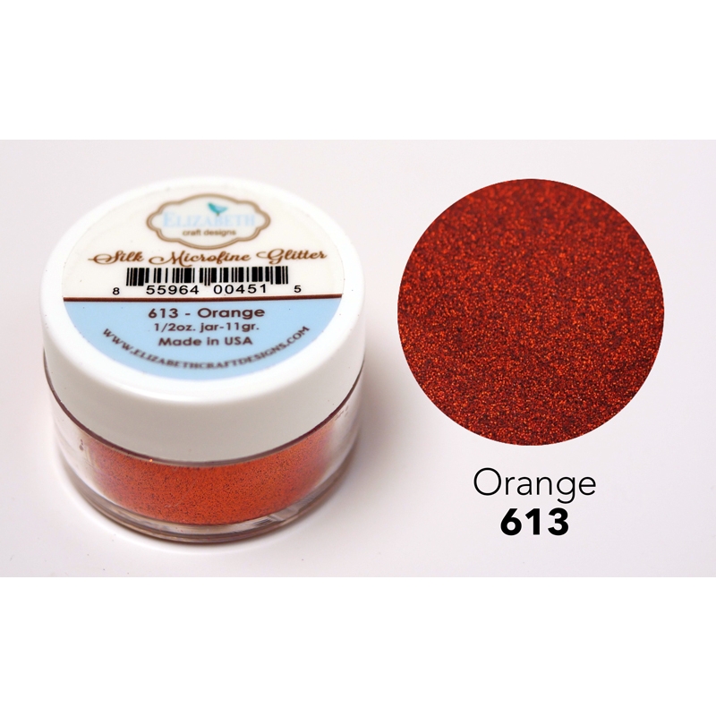 Elizabeth Craft Designs – Orange Silk Microfine Glitter
