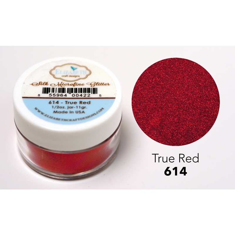 Elizabeth Craft Designs - True Red Silk Microfine Glitter
