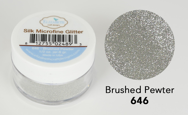 Elizabeth Craft Designs – Brushed Pewter Silk Microfine Glitter 