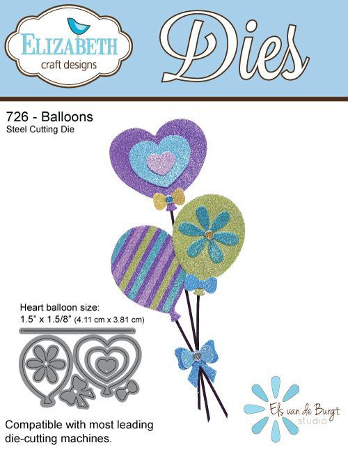 Elizabeth Craft Designs - Balloons Die Set