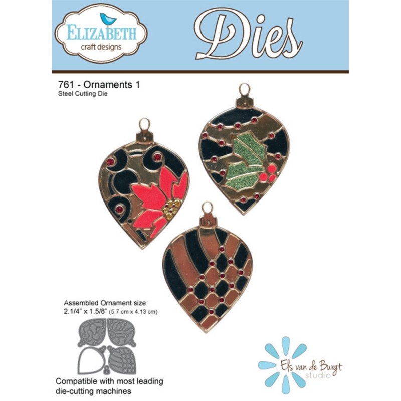 Elizabeth Craft Designs – Ornament Set 1 Die Set