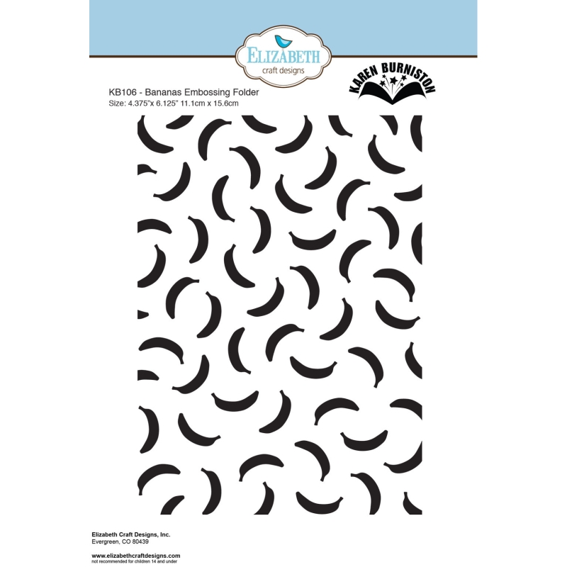 Elizabeth Craft Designs - Bananas Embossing Folder