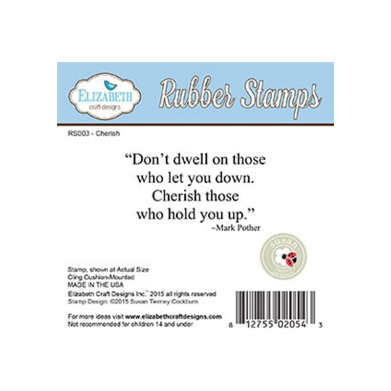 Elizabeth Craft Designs - Cherish Rubber Stamp