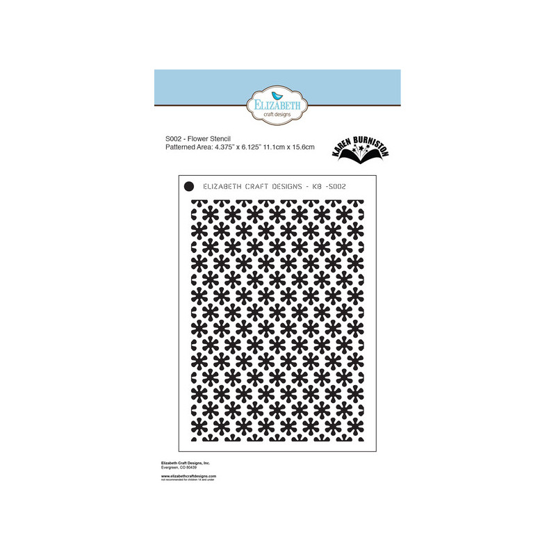 Elizabeth Craft Designs - Stage It Stencils Flower 