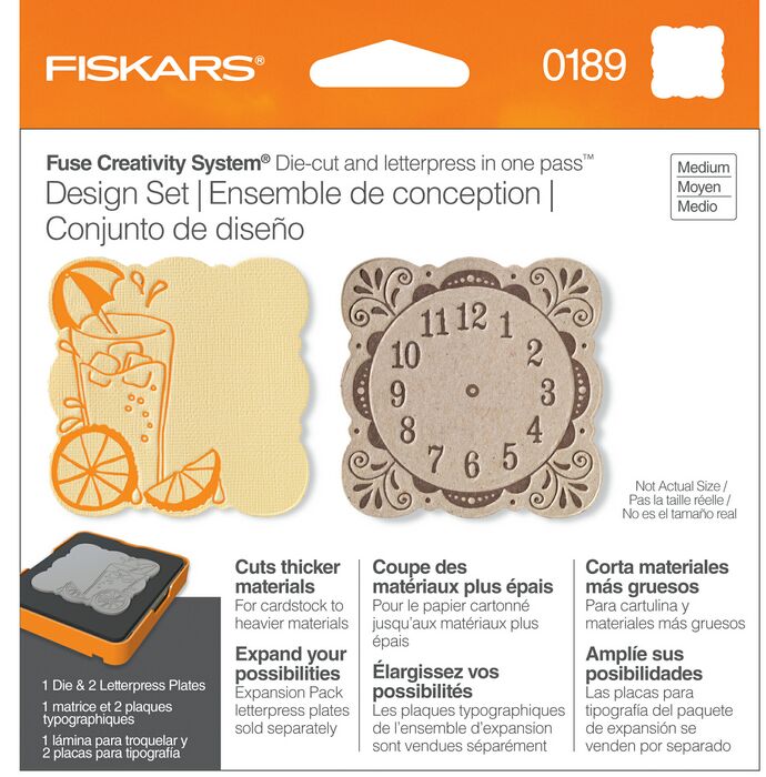 Fiskars - Thick Material - Curvy Square die