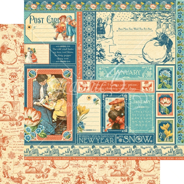 Graphic 45 - January Collective (10sheets)