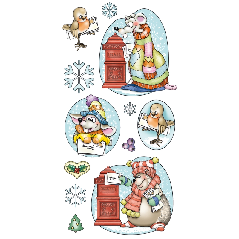 Clear Stamps Winter animals