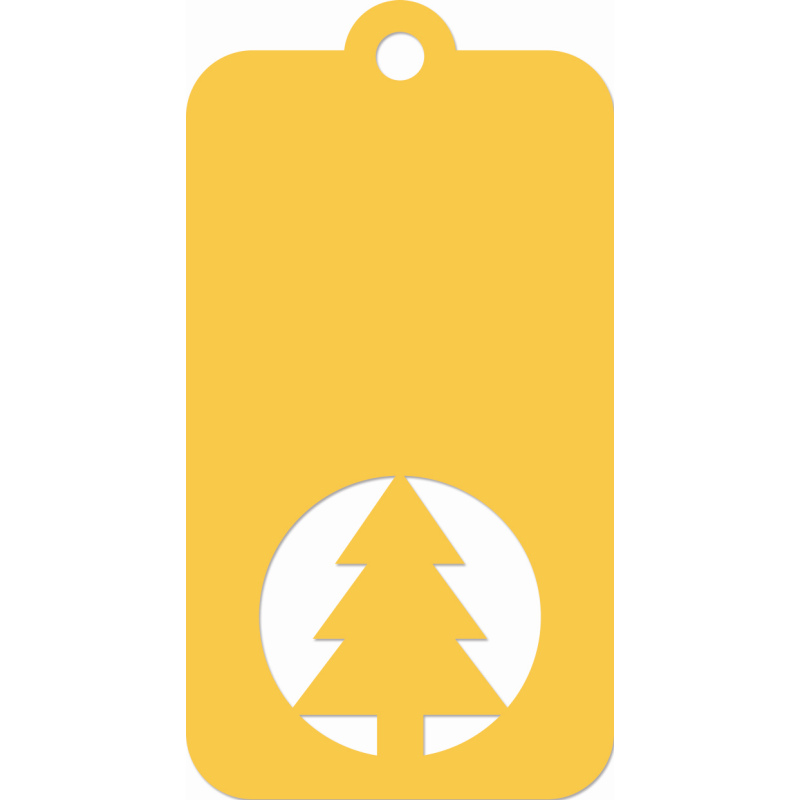 Decorative Die Tree Tag