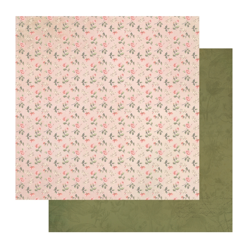 12x12 Scrapbk Paper-BlossomsSold in Packs of 10 Sheets