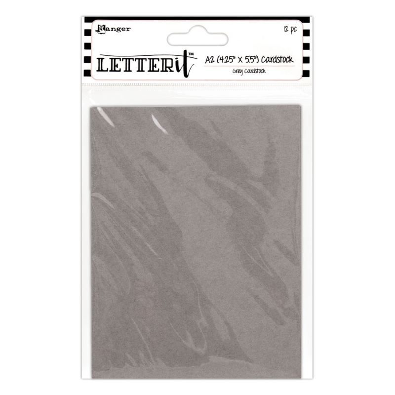 Ranger - Letter It - Cardstock Grey 