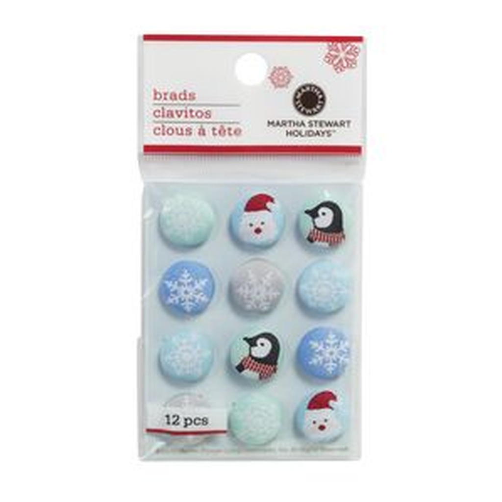 Martha Stewart Crafts - Winter Fabric Brads