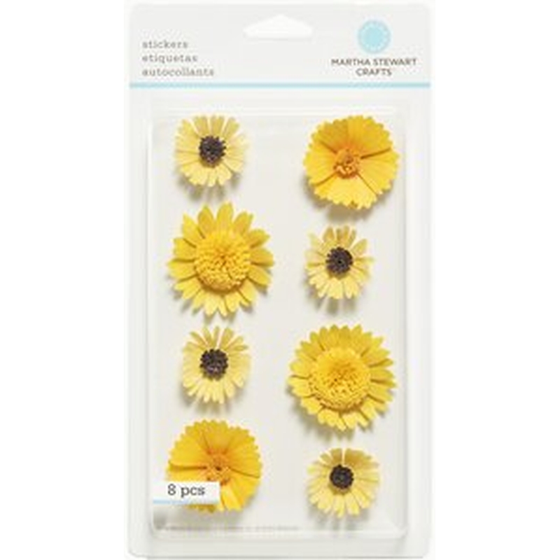 Martha Stewart Crafts - Dimensional Yellow Flowers