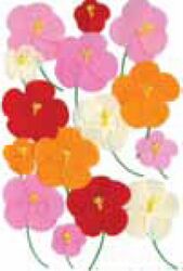 Martha Stewart Crafts - Pink Red Orange Poppy Sticker