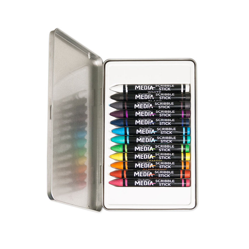 Dina Wakley MEdia Scribble Sticks 1