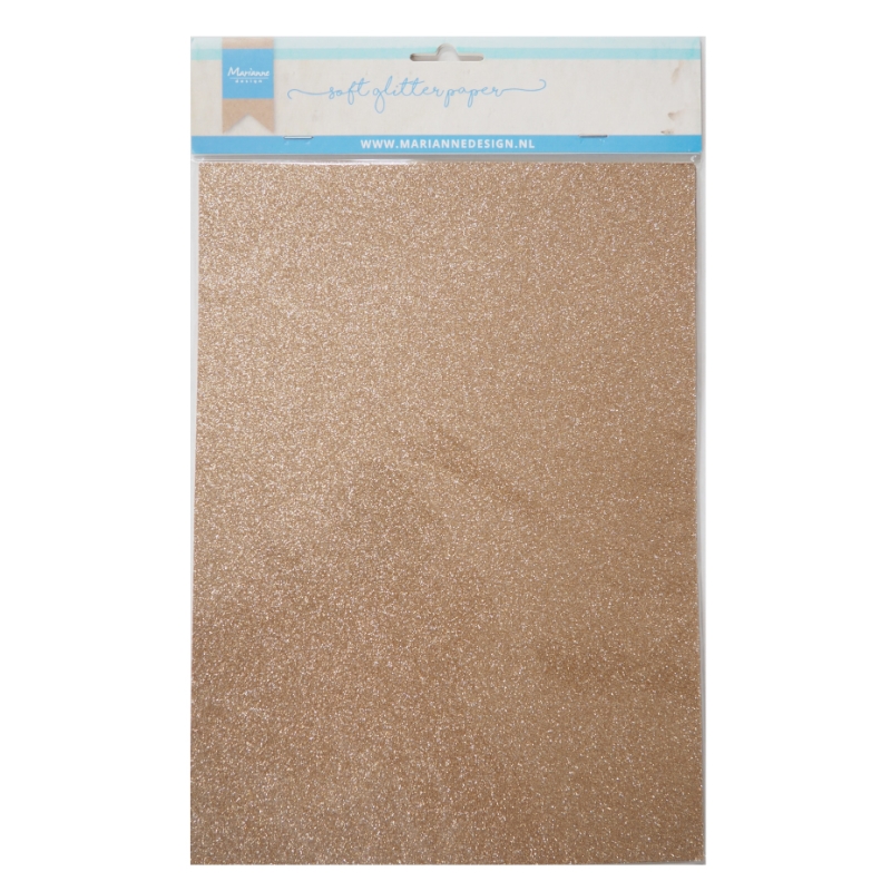 Marianne Designs - Soft Glitter Paper - Bronze