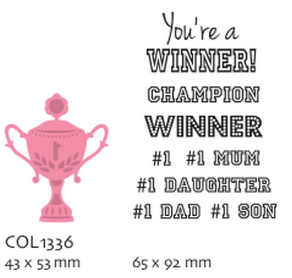 Marianne Designs - Champion die & stamp set