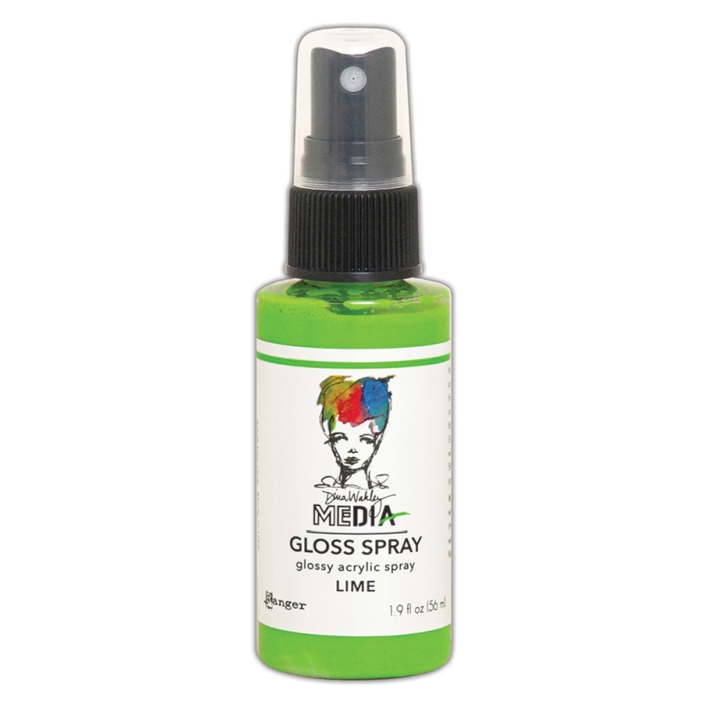 Dina Wakley Media Gloss Spray - Lime