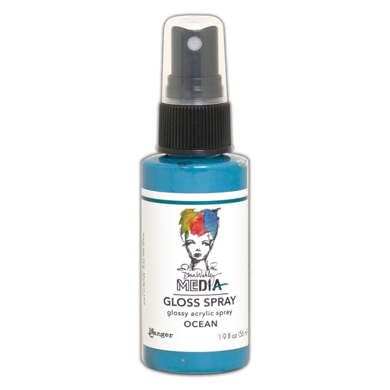 Dina Wakley Media Gloss Spray - Ocean