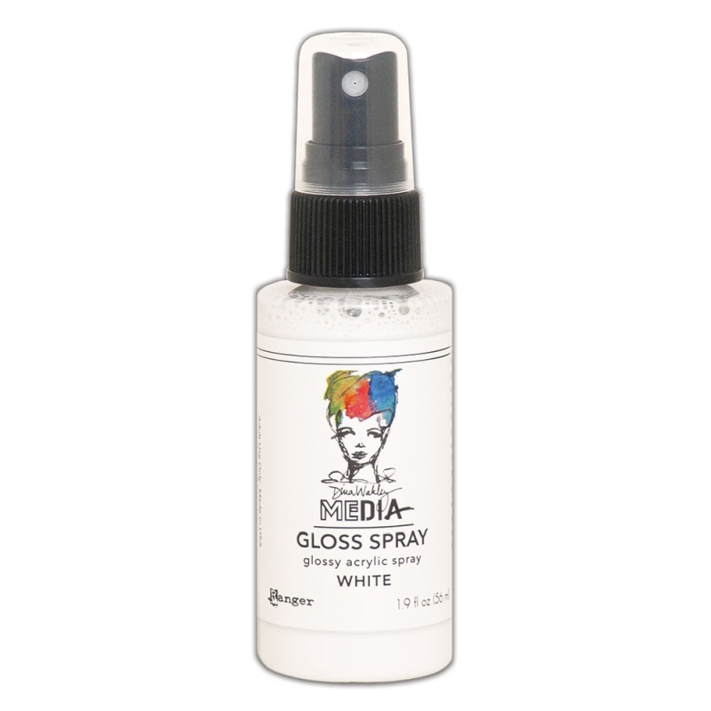 Dina Wakley MEdia Gloss Spray - White
