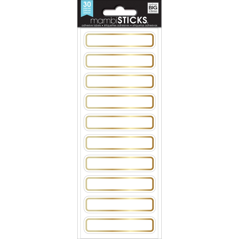 Gold Mini Rectangles