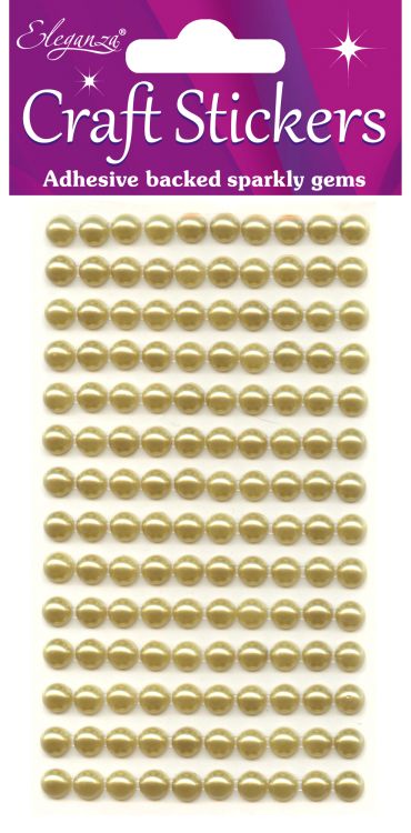 4mm x 240 Pearls Gold No.35