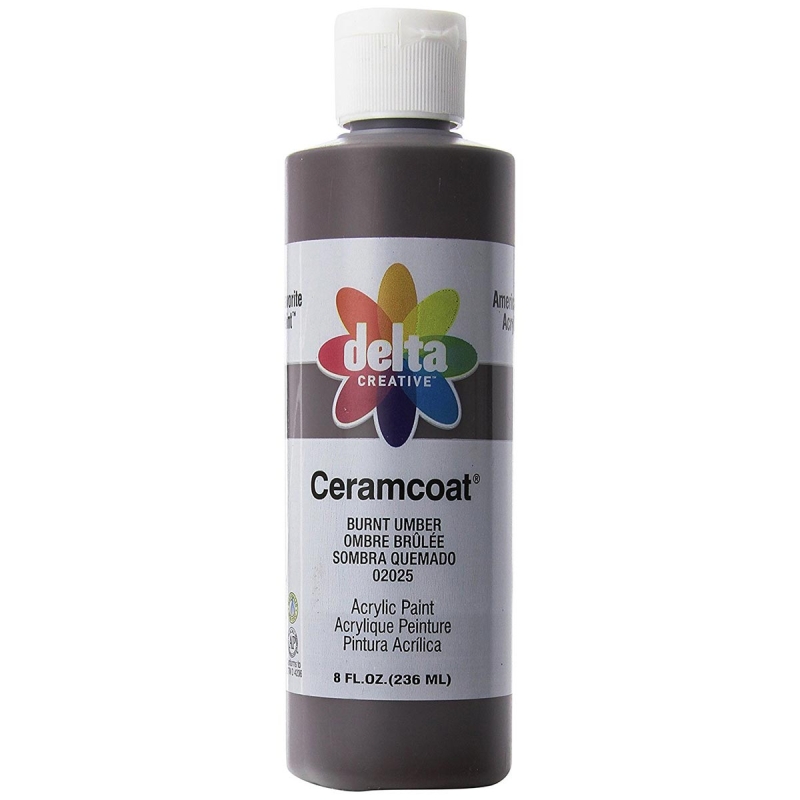 Delta Ceramcoat - Burnt Umber (8oz)