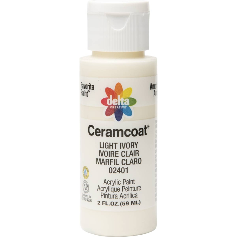 Delta Ceramcoat - Light Ivory (2oz)