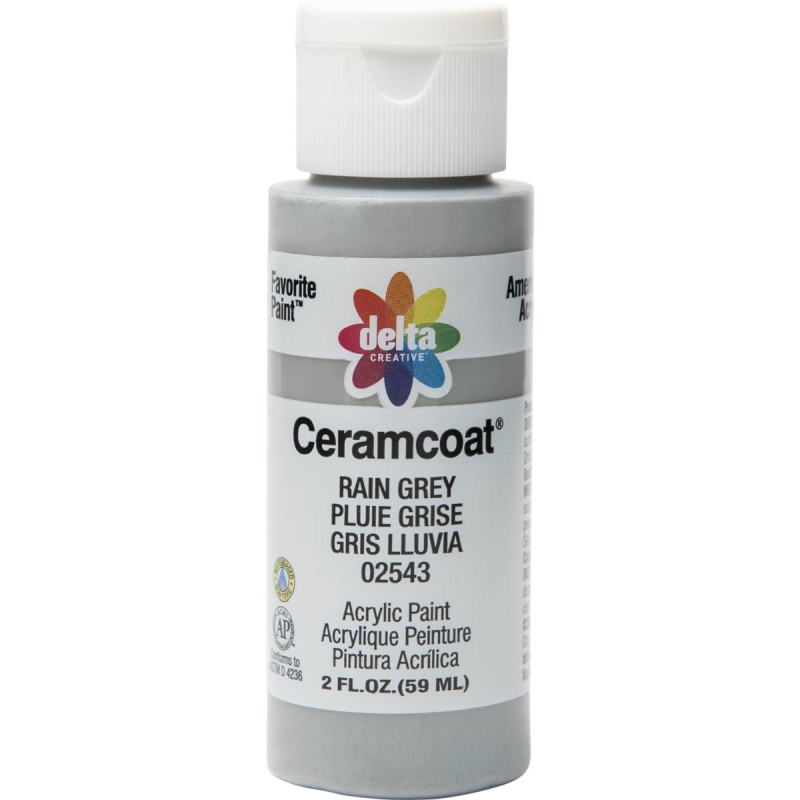 Delta Ceramcoat - Rain Grey (2oz)