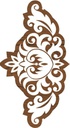 Plaid Fabric Creations™ Block Printing Stamp – Border Baroque