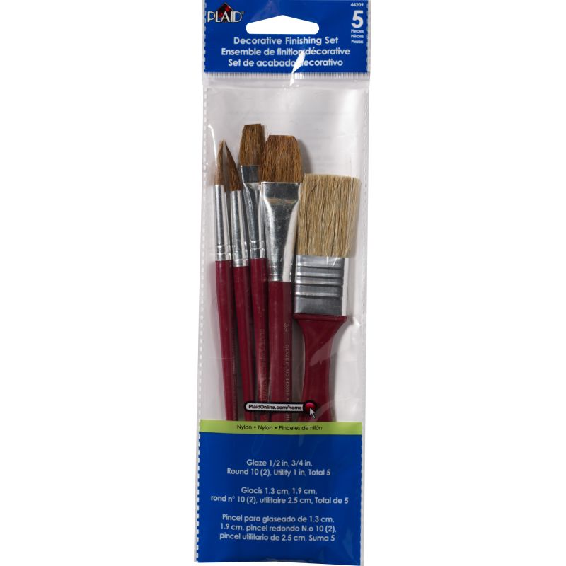 FolkArt - Decorative Finish Brush Set (5 piece)