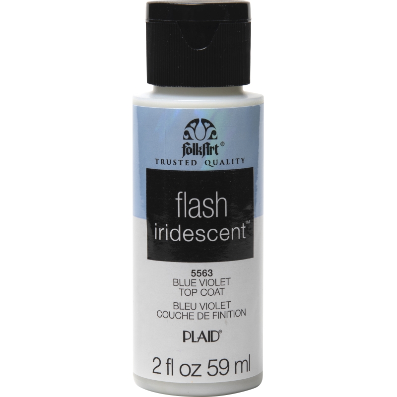FolkArt Finishes - Flash Iridescent Blue-Violet (2oz)