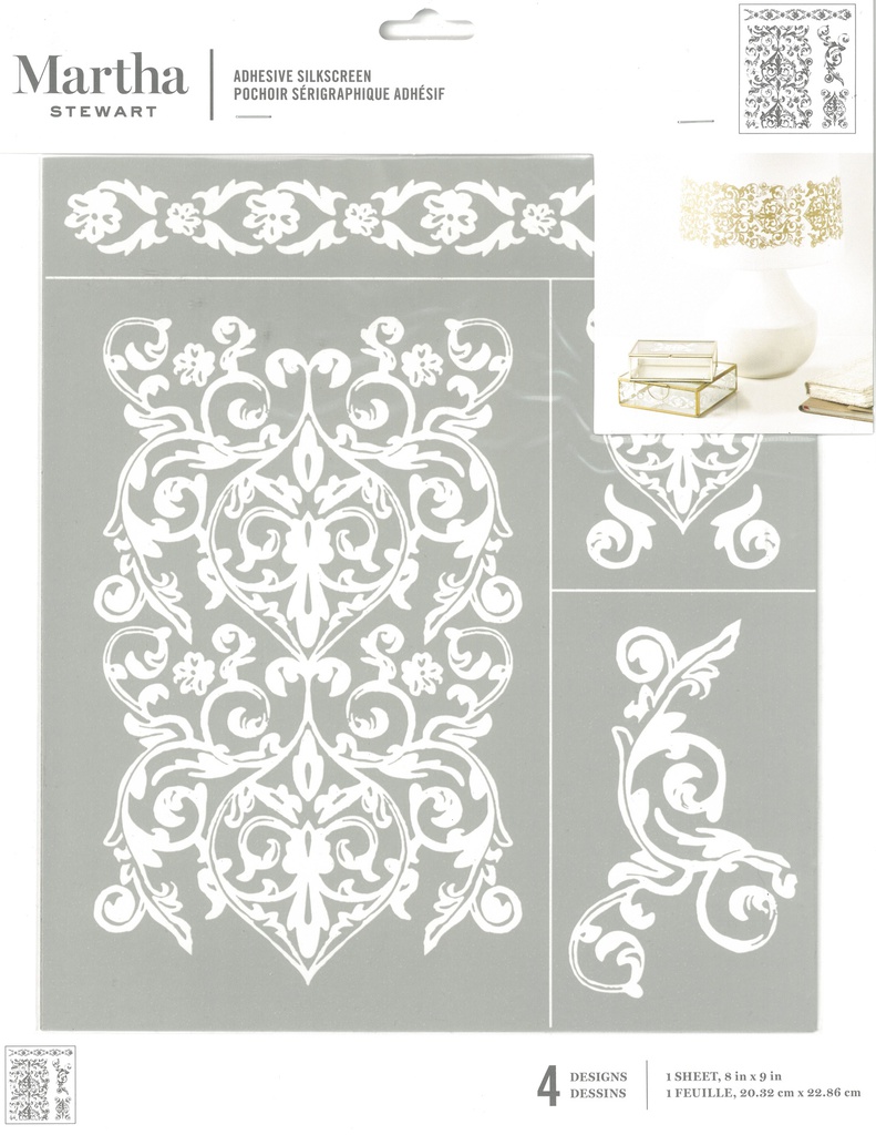Martha Stewart Crafts - Damask Stencil 