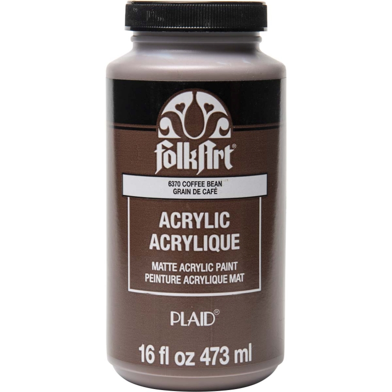 FolkArt Acrylic Paint - Coffee Bean (16oz)