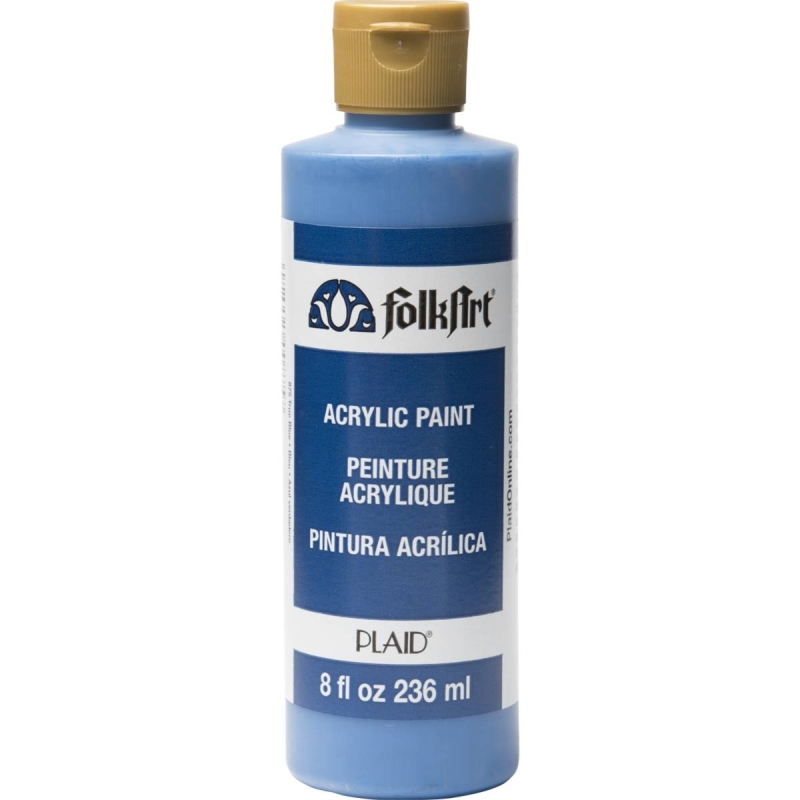 FolkArt Acrylic Paint - True Blue (8oz)