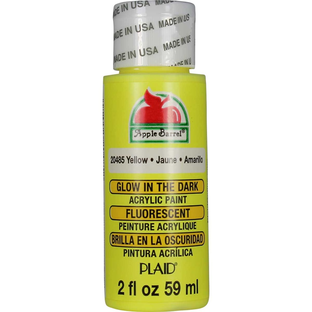 Apple Barrel - Yellow Glow in the Dark (2oz)