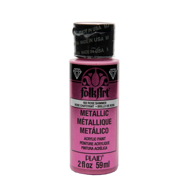 FolkArt Metallic - Rose Shimmer (2oz)