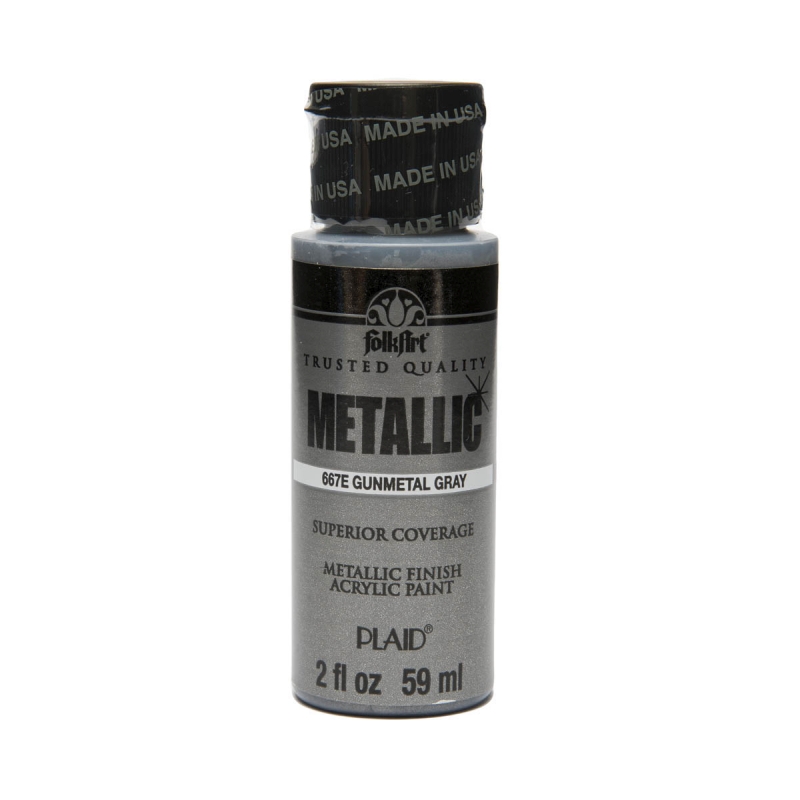 FolkArt Metallic - Gunmetal Gray (2oz)
