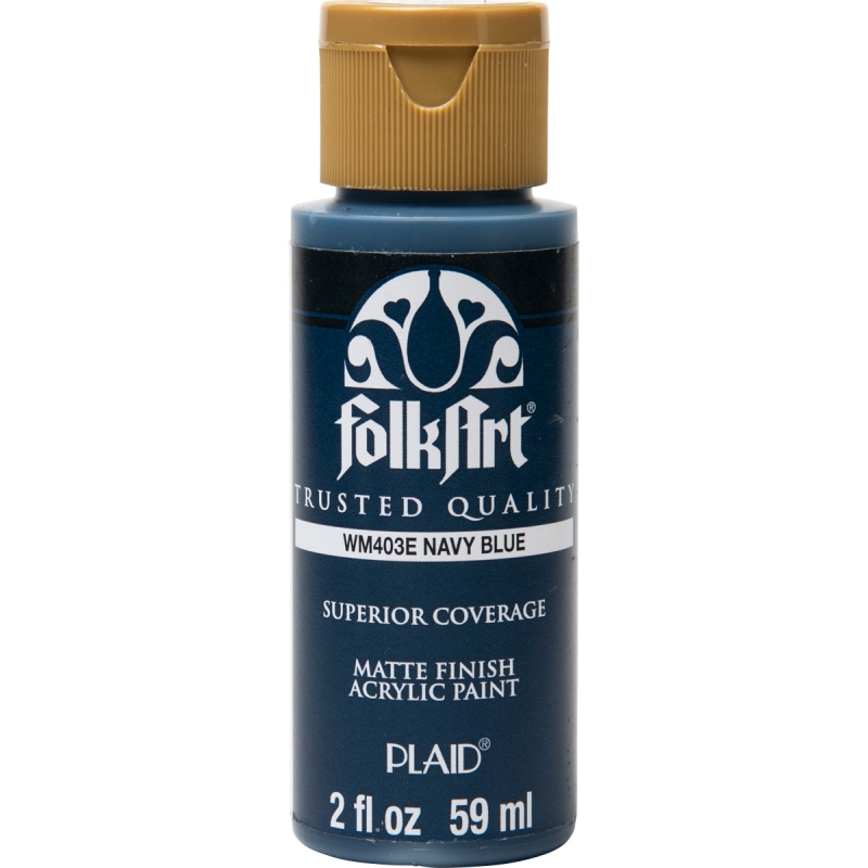 FolkArt Acrylic Paint - Navy Blue (2oz)