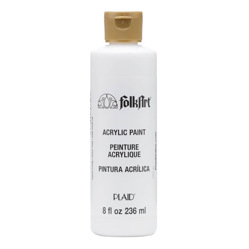 FolkArt Acrylic Paint - Wicker White (8oz)