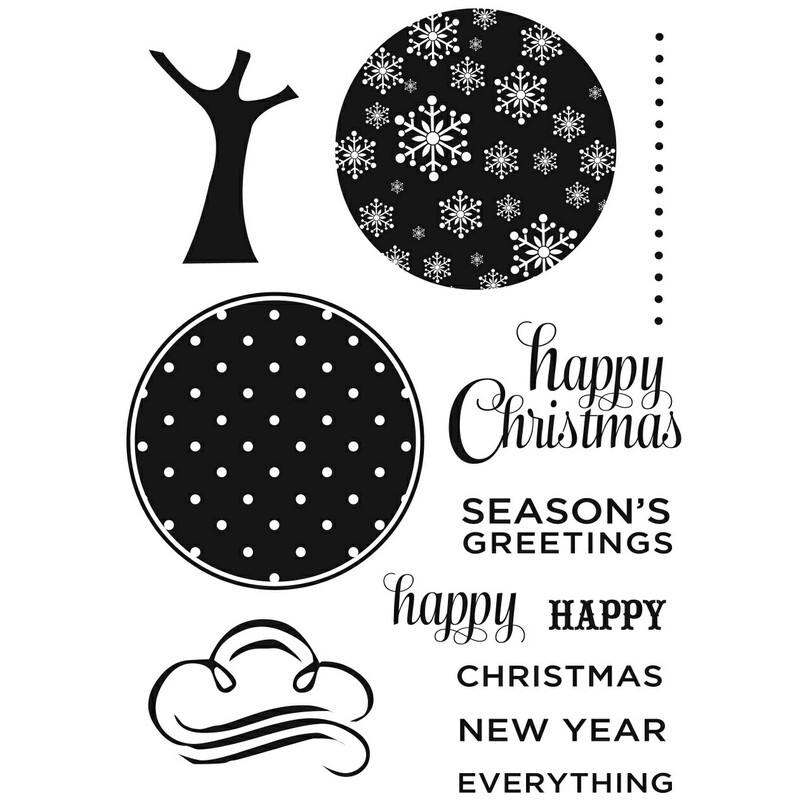 Paula Pascal Christmas Tree stamp set