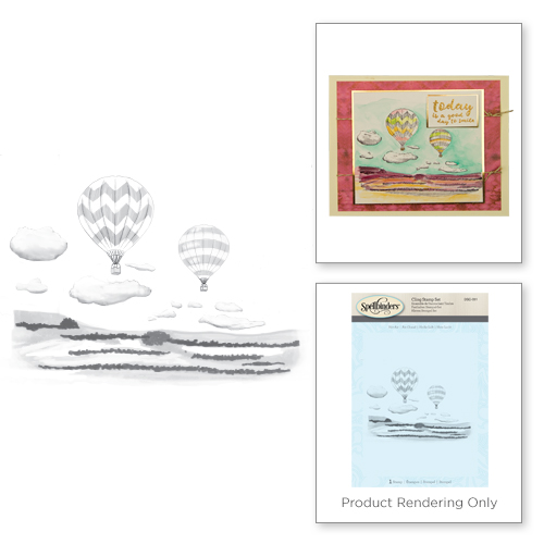 Spellbinders 3D Shading Hot Air Rubber Stamp