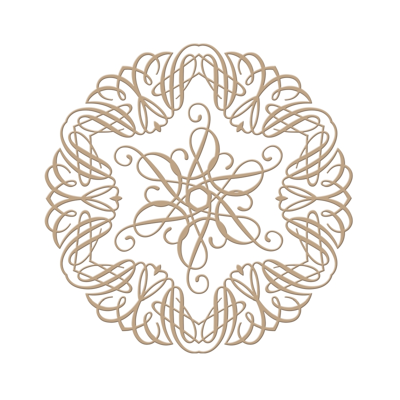 Elegant Circle Glorious Glimmer Plate