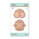 Spellbinders Glimmer Plate - Monogram Medallions 